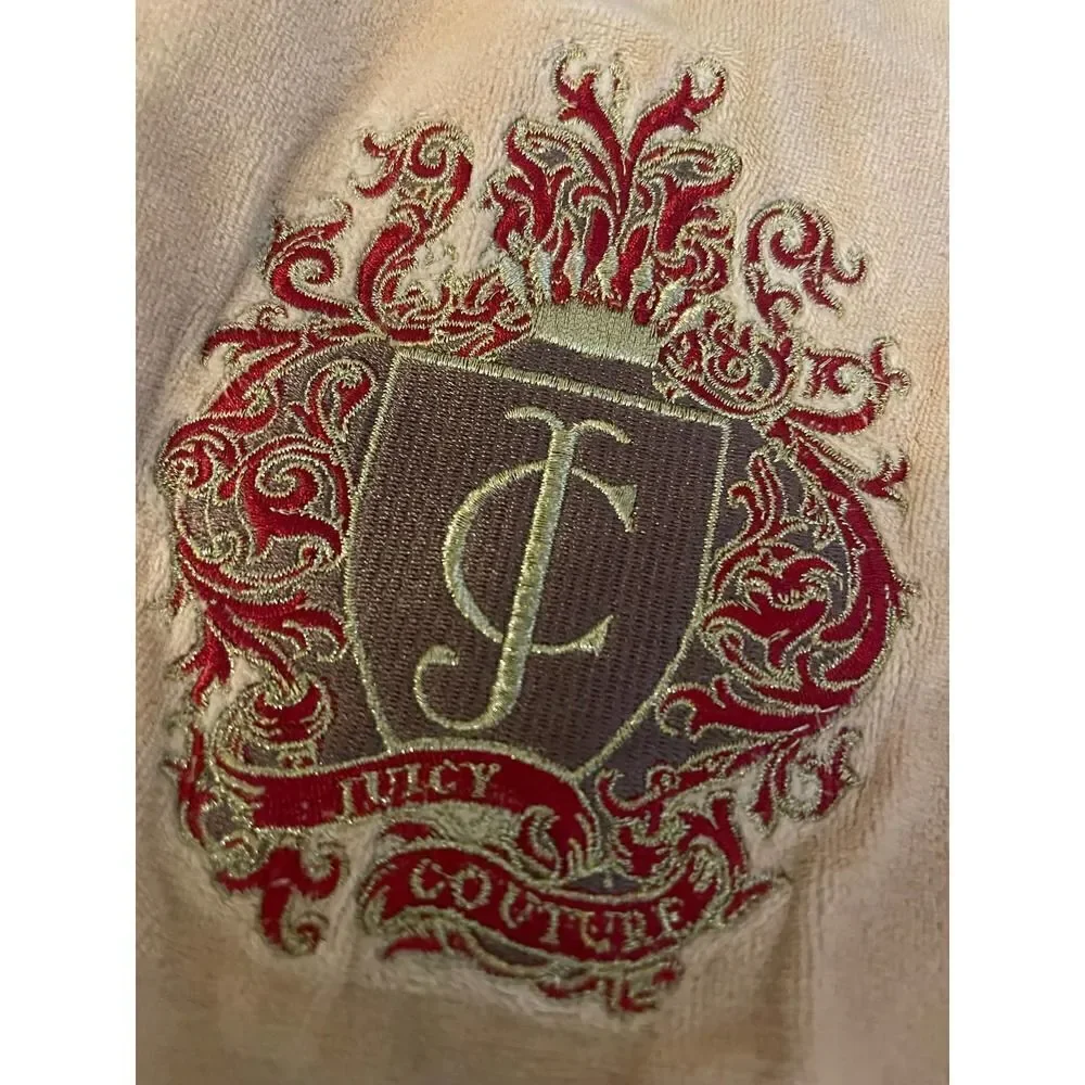 Cream/beige velvet/velour campus,school multi pocket cargo Backpack